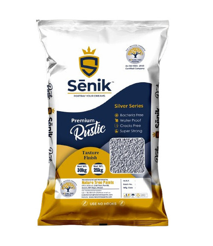 Senik Rustic Texture Paint 30 Kg - Drying Time: 4 Hours