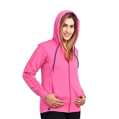 Womens Winter Hoodies - Color: Whte