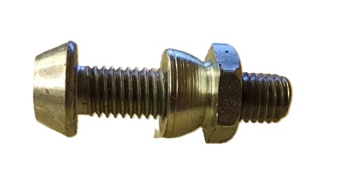 Anti Theft Nut - Stainless Steel, Diameter-8 mm, Round Mushroom Head | Multi Color, Polished Surface, Industrial Usage