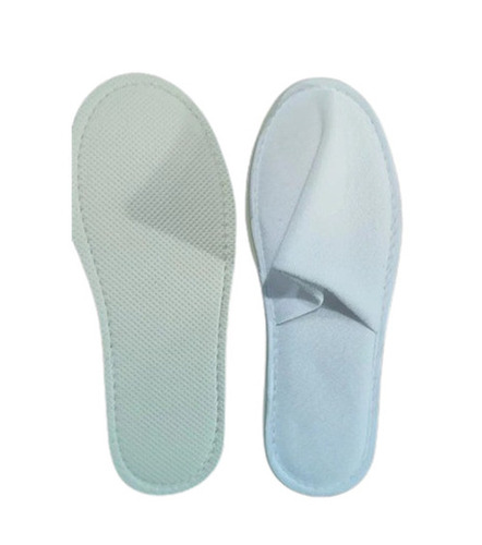 Fabric Slippers - Color: White