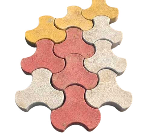 Interlocking Paver Block - Color: Mix