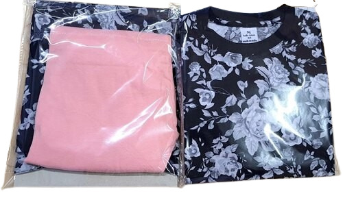 Kids Nightwear - Cotton Blend Customized Size White & Black Color | Light Weight Breathable Printed Brocade Unisex Design Summer Wear