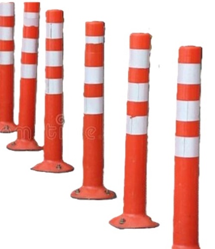 Road Delineators - Plastic Material, Rectangular Shape, Red Color | High Quality, Multi-color Signal Type, All Sizes Available