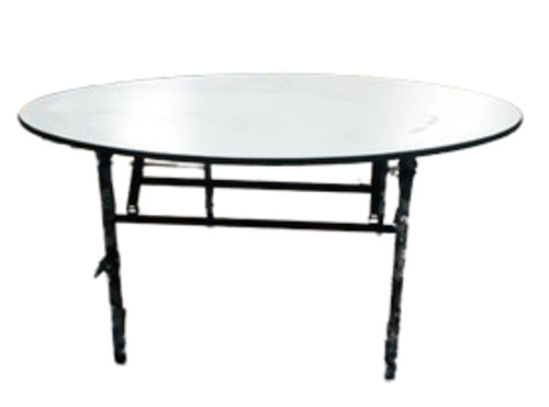 Round Folding Table - Color: Yes