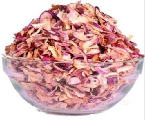 Dehydrated Pink Onion Flakes - A Grade, Pink Color, Freeze-Dried, Shelf Life: 1 Day | No Preservatives, Backed, Dried Frozen Style