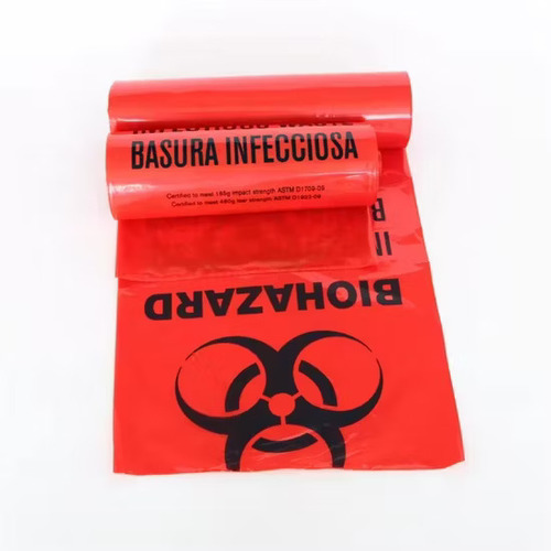 Ldpe Trash Bag - Biodegradable Ultra Soft LDPE | Lint Free, Hypoallergenic, Breathable, Alcohol/Fluid/Blood Repellent, Available in Various Colors & Sizes