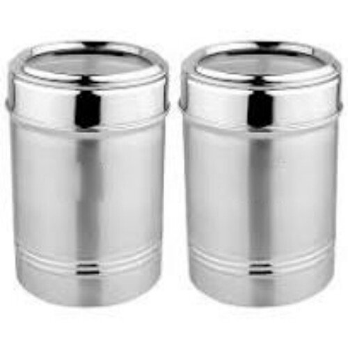 Stainless Steel Canister  - Color: Silver