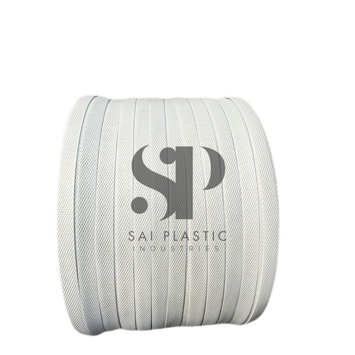 Manual PP Box Strapping Roll - PP Material, Customized Size, White Color, Fine Finished, Durable Design | Ideal for Industrial Box Strapping Applications