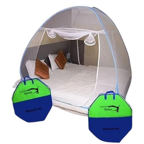 Mosquito Net - Nylon, Full Size, White | Light Weight, Breathable, Washable Mesh for Camping, Home & Outdoor Use