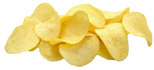 Potato Chips Wafer - Classic Salted Flavor, Hand Made , Tasty and Healthy with 3 Months Shelf Life