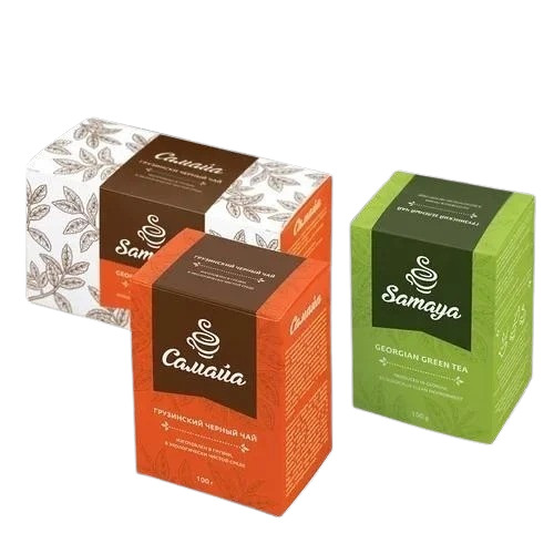 Tea Packaging Box - Color: White