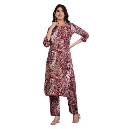 Cotton Kurti Pant Set - Color: Multi