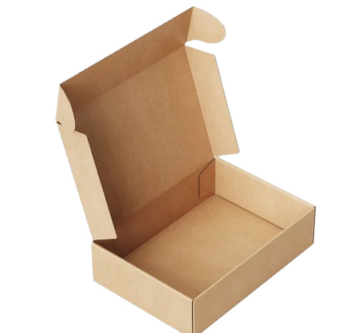 Die Cut Packaging Boxes - 3 Ply Virgin Kraft Paper, 8 x 6 x 3 Inch Rectangular Box, Brown Color | Suitable for Office Supply and Stationery Use