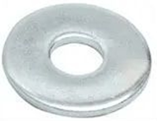 Fender Washer - Polished Steel, 2 cm Thickness, Round Shape, Grey Finish | Industrial Application, All Size Compatibility