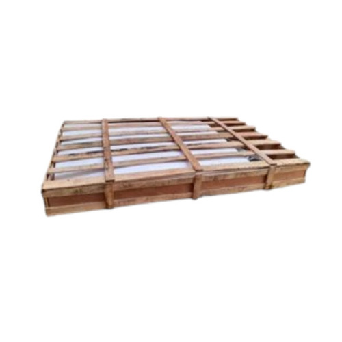 Fumigated Wooden Pallets - Brown 4-Way Entry Type | ISPM 15 Compliant Pest-Free Durable Wood Material