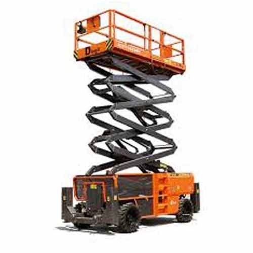 Heavy Duty Mobile Scissor Lift - Color: Yellow