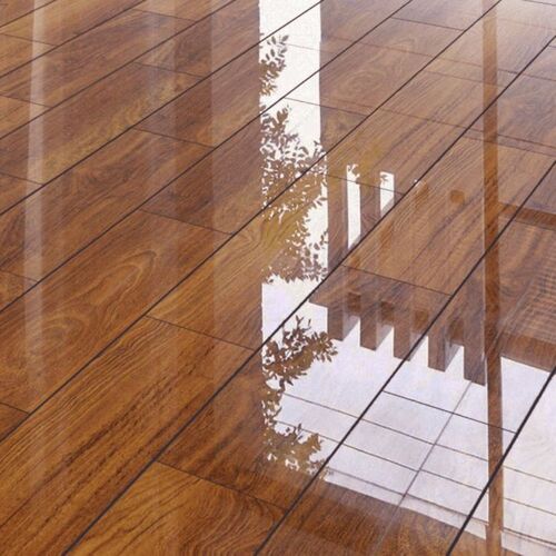 High Glass Laminate Flooring - Color: Walnut Brown