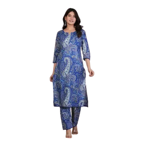 Ladies Modern Kurtis - Color: Blue