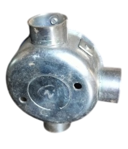 M S Junction Box - Mild Steel, 2 Inch, Silver | Fine Finished, Durable with Painted and Powder Coated Surface Treatment