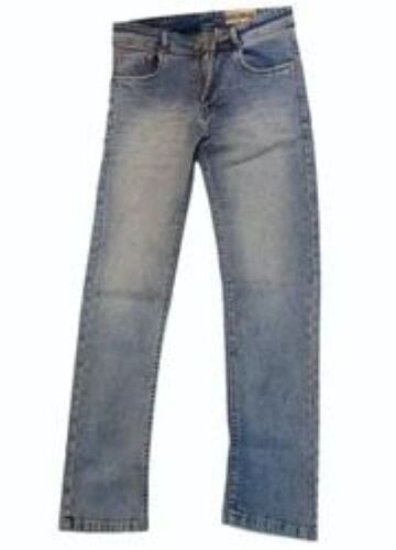 Mens Jeans - Stretchable Denim for Ages 9-10, Light Blue, Dark Wash, Black | Low, Mid, or High-Rise, Distressed Look with Pockets, Everyday Durability