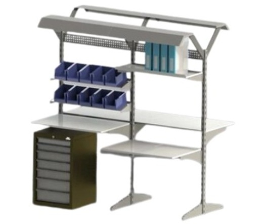 Assembly Table - Color: Silver
