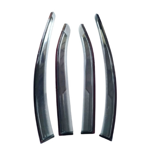 Car Door Visor - Color: Silver