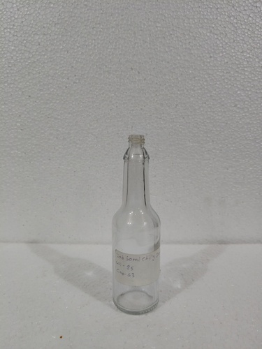 60 Ml Chilly Sauce Glass Bottle - Color: Transparent