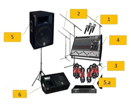 Electronic Pa System - Color: Black