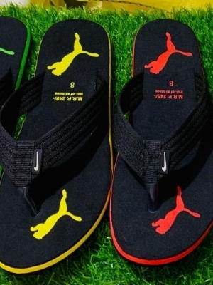 Gents Slippers - Material: Rubber