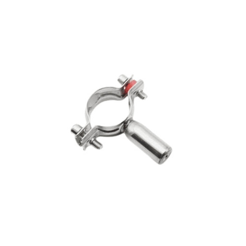 Pipe Holder - Aluminum, Standard Size | Corrosion Resistant, Rust Resistant, Easy to Install, Silver Finish, 1 Ft Tolerance