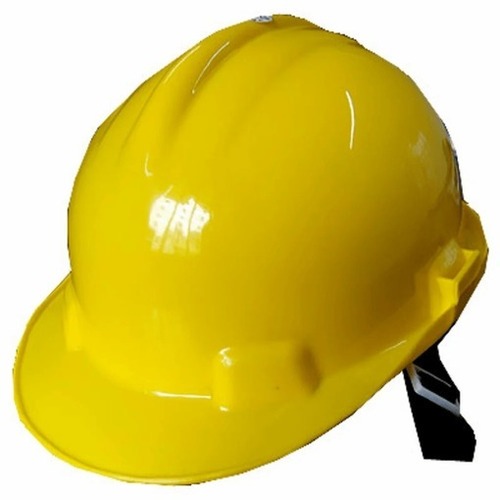 Safety Helmets - Plastic Material, Standard Size, Yellow Color | Open Face Style, Digital Technology, Reusable with Voice Adjusting Switch