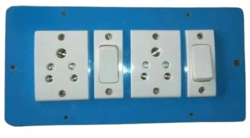 Electrical Switch Board - Heavy Duty Pvc Material, Customized Size, Blue Color | Long Lasting, Polished Surface Finish, 1 Year Warranty