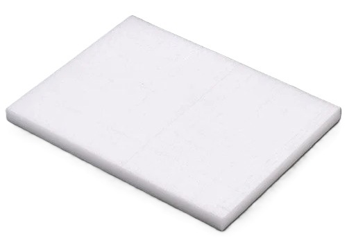 Delrin Pom Sheet - Kepital, 2 Meter Length, 10 mm Thickness, White Rectangular | High Strength, Industrial Use, Versatile Plastic Type