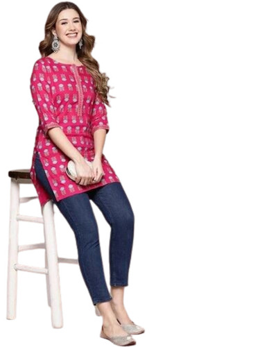 Ladies Short Kurti - Color: .