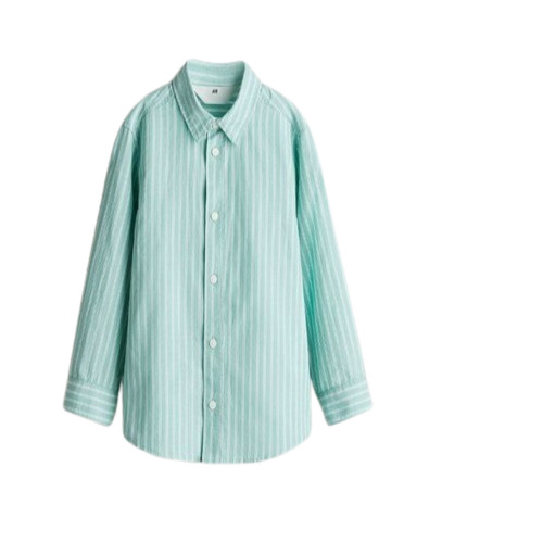 Long-Sleeved Cotton Shirt - Multicolor, Comfortable Fit, Casual and Party Wear Style, Plain and Striped Patterns, Available in Sizes S-XXL