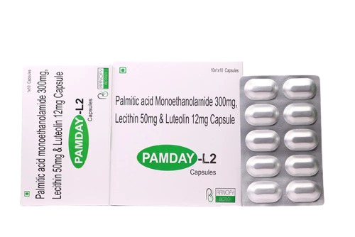 Pharmaceutical Medicine - Ingredients: Palmitic Acid Monothanolamide 300Mg