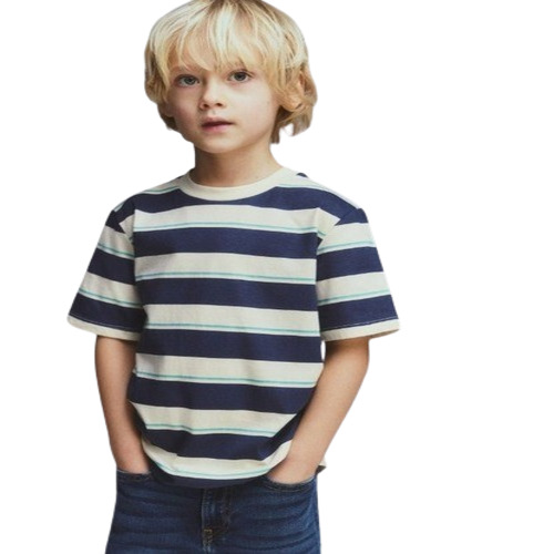 Printed Cotton T-Shirt - Regular Fit, Half Sleeves, Multicolor | Casual Summer Wear for Boys