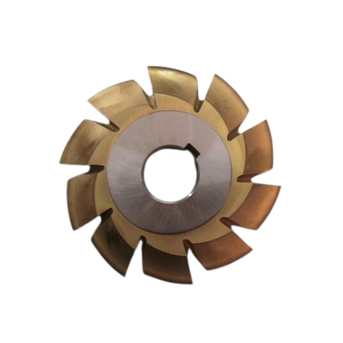 Segmented Type Straight Bevel Gear Cutter - Metal Round Silver and Black | Rust Proof Hardness Finishing Operation Cutting Use