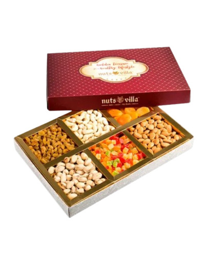 Dry Fruit Packaging Box - Paper Material, Multi Color Design | Versatile Usage for Dry Fruit Storage and Presentation