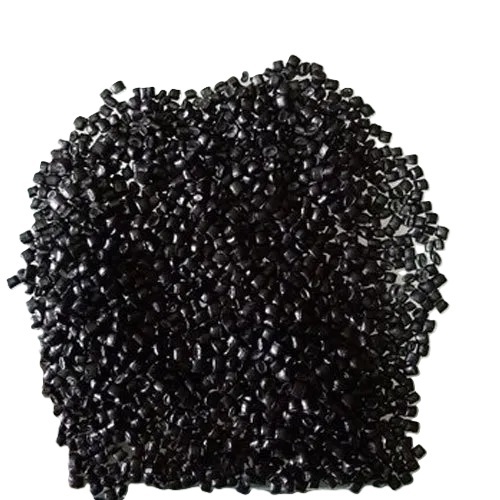 HDPE Plastic Granules - 2-5 mm Size, Black Color | Industrial Grade, 25 Kilograms, Recyclable Material