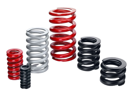 Industrial Metal Springs - Steel Customized Size | Durable Fine Finished Polished Surface Compression Load Type Spiral Style