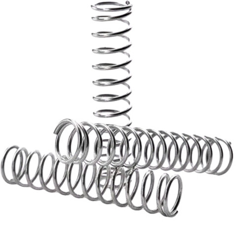 Steel Springs - Customized Size, Silver Polished Steel, Durable Spiral Design | New Very Good Quality for Industrial Use