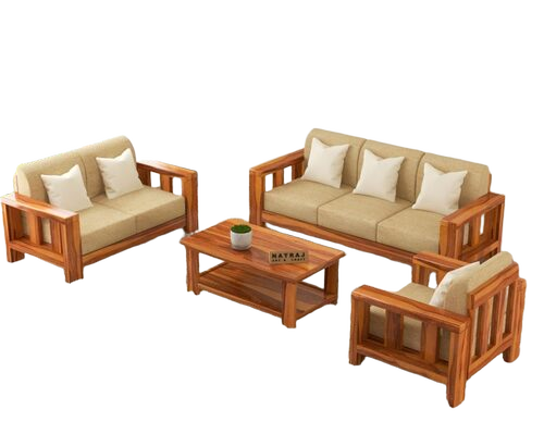 Living Room Sofa Set - Artwork: Wood Carving