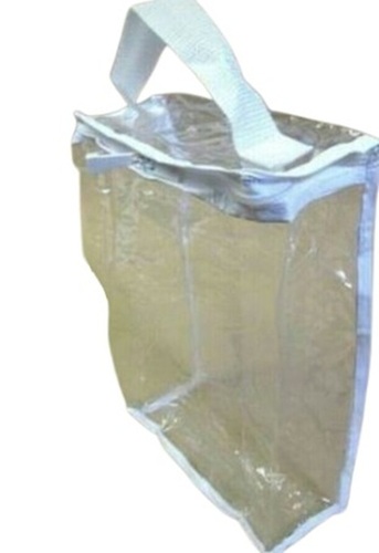 Pvc Transparent Bag - PVC Material, All Sizes, Transparent Color, Zipper Handle, Customized Screen Printing | Ideal for Shopping Use