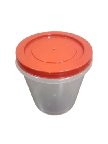 गोल प्लास्टिक कंटेनर