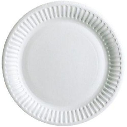 White Paper Plates - Color: All