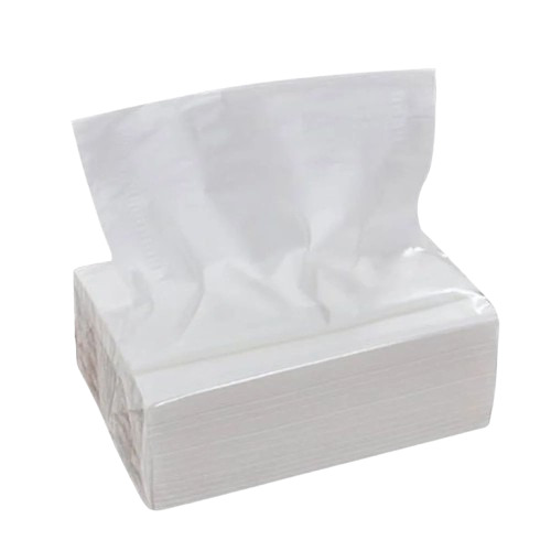 Facial Tissue - Ultra Soft Issue Paper Fine Finished Plain White Rectangle | Anti-Bacterial Suitable for All Ages Single Use 1 Year Shelf Life