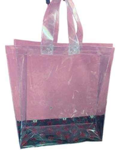 PVC Carry Bag - 300 g Lightweight Transparent Retort Pouch | Customizable Offset Printing Soft PVC Patch Handle