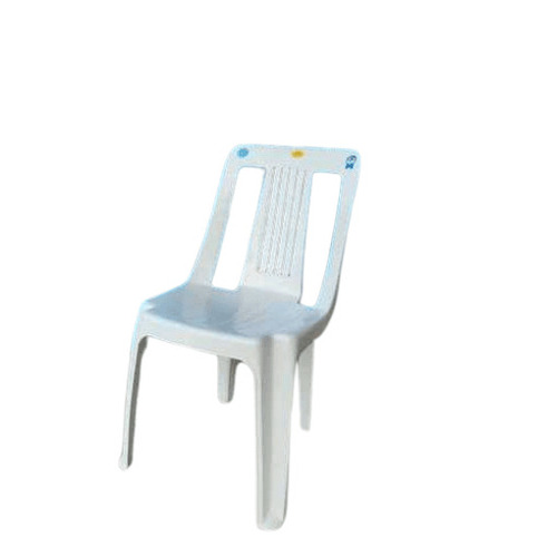 White Plastic Chairs - Artwork: Crafted