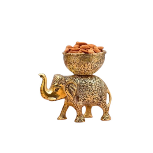 Brass Elephant Bowl Urli
